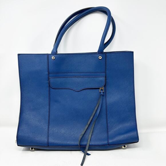 REBECCA MINKOFF MAB Blue Medium Tote Bag NWOT - Picture 1 of 9